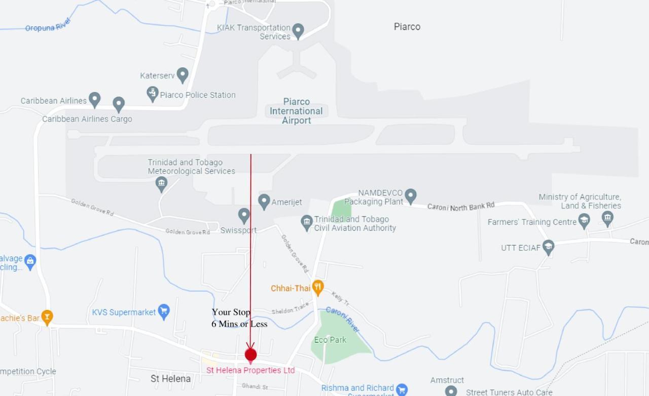 2Br Apt In St Helena - 6Mins From The Airport Perfect For Short And Long Stays Piarco 외부 사진